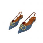 VLOGO SIGNATURE SLINGBACK FLAT PUMP BLUE 2W2S0Q70DSH0NO