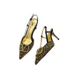 VALENTINO VLOGO SIGNATURE SLINGBACK PUMP BLACK ZW2S0R01MZF0NO