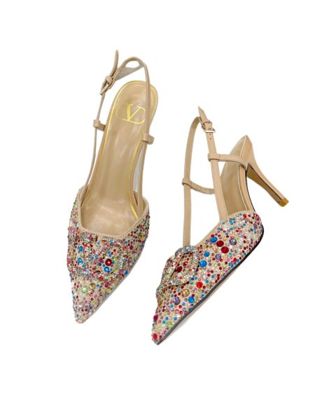 VALENTINO VLOGO SIGNATURE SLINGBACK PUMP MULTICOLOUR ZW2S0R01MZF0NO