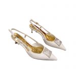VALENTINO SLINGBACK WHITE WS0R01TMK