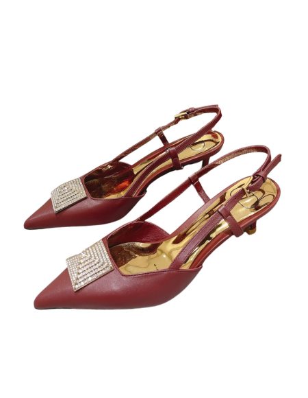 VALENTINO SLINGBACK ROSSO VALENTINO WS0R01TMK