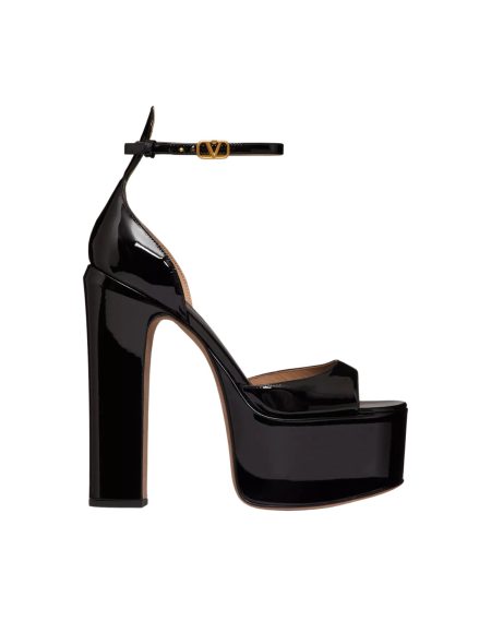 VALENTINO TAN-GO PLATFORM SANDAL BLACK 1W2S0FE0VNE_I16