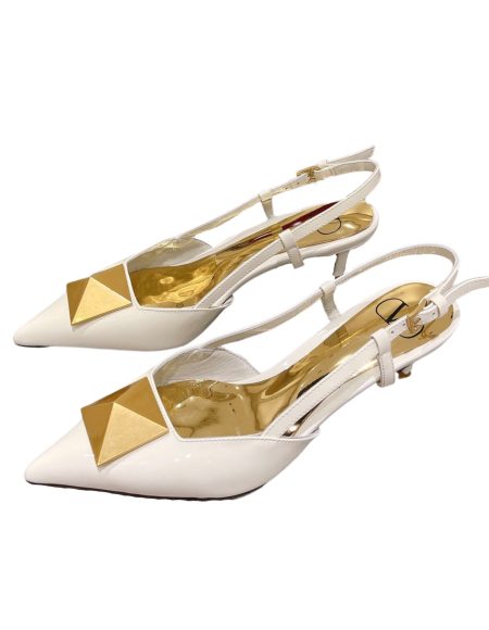 VALENTINO SLINGBACK WHITE WS0R01TMK