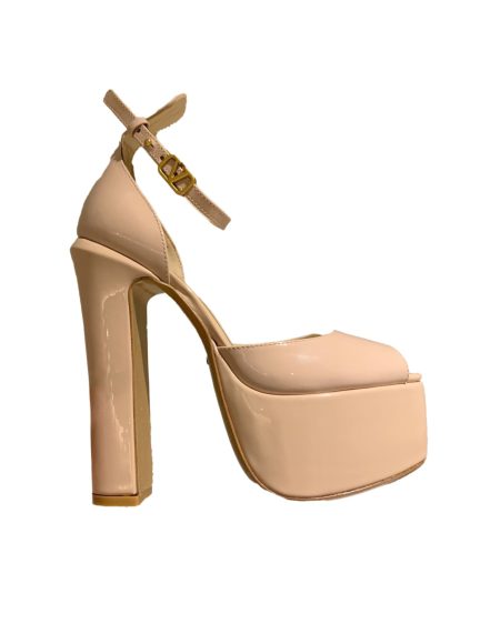 VALENTINO TAN-GO PLATFORM SANDAL FAWN 1W2S0FE0VNE_I16