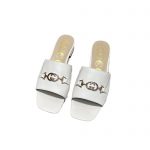 GUCCI INTERLOCKING G SANDAL WHITE 694451