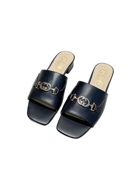 GUCCI INTERLOCKING G SANDAL BLACK 694451