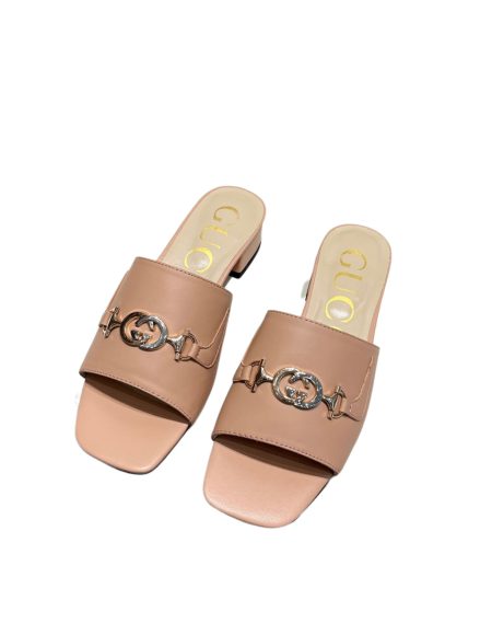 GUCCI INTERLOCKING G SANDAL NUDE 694451