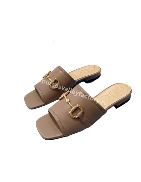 GUCCI SLIDES BEIGE 623111