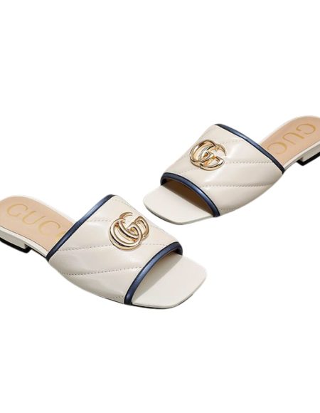GUCCI LEATHER WHITE MULES 26327290