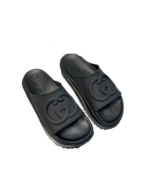 GUCCI SLIDE SANDAL BLACK 692845