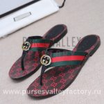 GUCCI GG WEB SANDALS BLACK KAKI/RED 612138