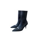 BALENCIAGA WOMEN'S KNIFE BOOT BLACK 724179W2CW12010