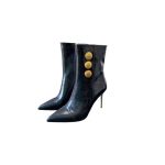 BALMAIN RONI ANKLE BOOTS BLACK WN1TA522LVIT