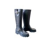 JIMMY CHOO BIKER II OVER THE KNEE BLACK  BIKERIIOTKFLATQOZ