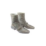 JIMMY CHOO CRUZ FLAT BOOTS LIGHT GOLD CRUZFLATWQF