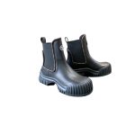 LOUIS VUITTON RUBY FLAT ANKLE BOOTS NOIR 1AB0FS
