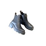 LOUIS VUITTON BEAUBOURG ANKLE BOOTS BLACK 1A8947