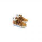 PRADA SUEDE LACE-UP BOOTIES CONGNAC 1T492M
