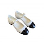 CHANEL MARRY JANES WHITE G38897