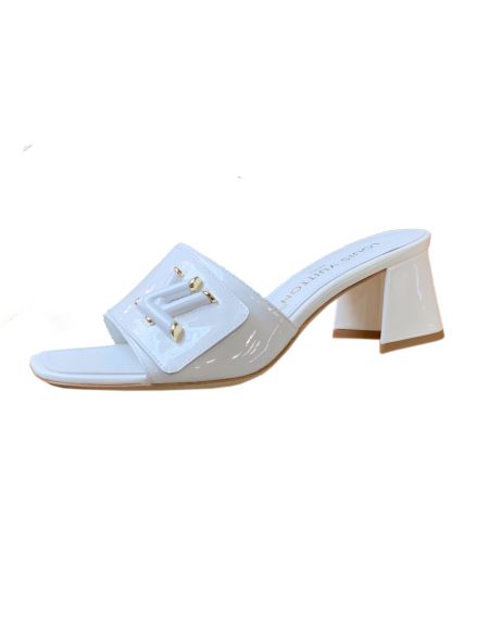 LOUIS VUITTON SHAKE MULE WHITE 1AB2Q3