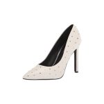 ALEXANDER WANG DELPHINE HEELS LEATHER WHITE 231187F