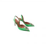 AMINA MUADDI CAMELIA SLING 105 GREEN AM9004
