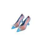 AMINA MUADDI ROSIE GLASS PUMP BLUE AM8003