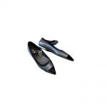 CHANEL MARRY JANES PUMPS BLACK 839604