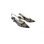 JIMMY CHOO SLINGBACK PUMPS BLACK AMITA45NHD