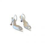 MANOLO BLAHNIK PRIETASLI SLINGBACK PUMPS WHITE 419-0473-0005