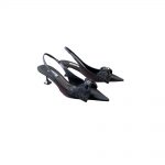 MIU MIU SLINGBACK BOW PUMPS BLACK 5I811D