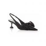 MIU MIU SLINGBACK BOW PUMPS BLACK 5I811D