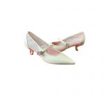 ROGER VIVIER VIRGULE BABIES PUMPS WHITE RVW63834