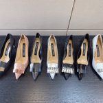 SERGIO ROSSI POINTED TOE PUMPS LEATHER BLACK A81780MF