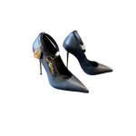 TOM FORD PADLOCK POINTY PUMP BLACK W2271T