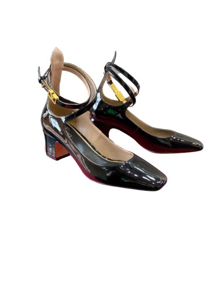 VALENTINO TAN-GO PATENT PUMP BLACK 2W2S0FW5VNEI16