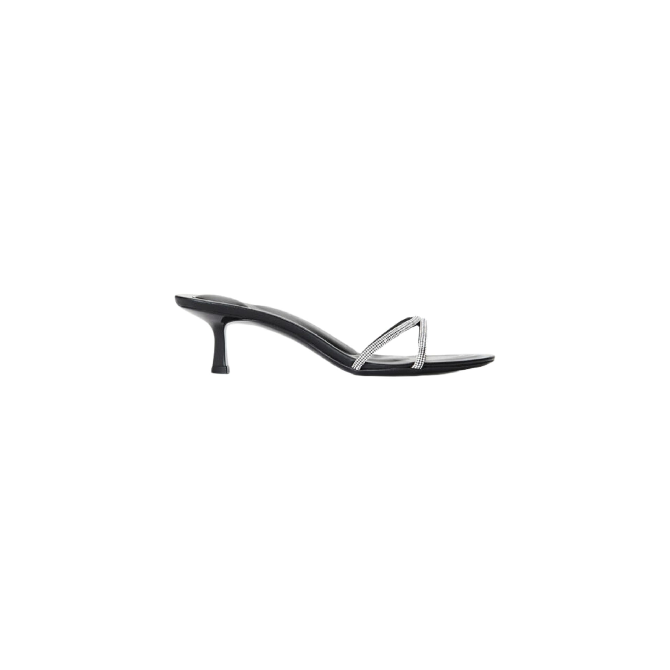 ALEXANDER WANG DAHLIA 50 SANDAL BLACK 30422S004006