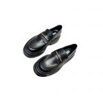 ALEXANDER WANG CARTER LOGO LOAFER BLACK 30321F011001