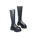 ALEXANDER WANG CARTER LOGO LOAFER BLACK 30c220b