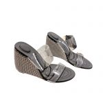 ALEXANDER WANG DAHLIA RHINESTONE LOGO WEDGE SANDAL BLACK 30322S008001