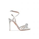 AQUAZZURA CELESTE SANDAL 105 SILVER CELHIGS0