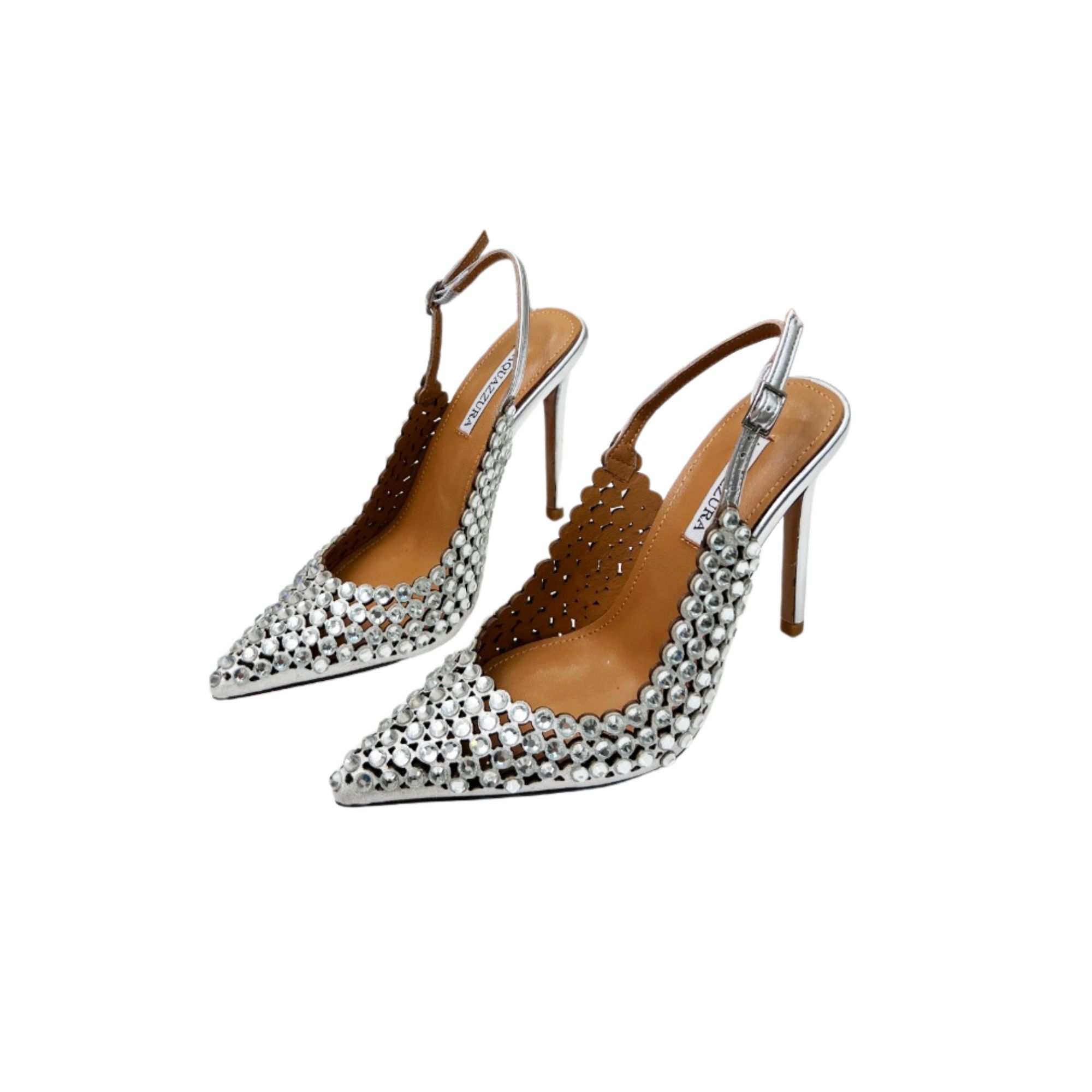 AQUAZURRA TEQUILA PUMPS SILVER SBRHIGP0