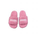 BALENCIAGA FURRY SLIDE PINK 654261W2B411090