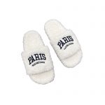 BALENCIAGA FURRY SLIDE WHITE 654261W2B411090