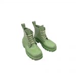 BOTTEGA VENETA LUG LACE-UP ANKLE BOOT GREEN 730224VBS