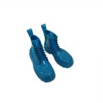 BOTTEGA VENETA LUG LACE-UP ANKLE BOOT BLUE 730224VBS