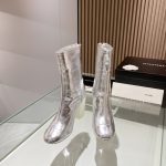 CHANEL BOOTS SILVER G40099
