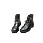 CHANEL ANKLE BOOTS BLACK G36424
