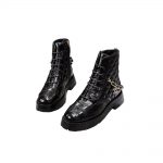 CHANEL ANKLE BOOTS BLACK G39393