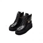 CHANEL ANKLE BOOTS BLACK G38514